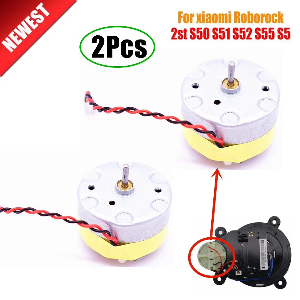 2pcs for xiaomi 2st 2 шт. мотор-редуктор для XIAOMI mjja Roborock S50 S51 S55 робот-пылесос Запчасти Лазерный датчик расстояния LDS - Цвет: 2pcs for xiaomi 2st