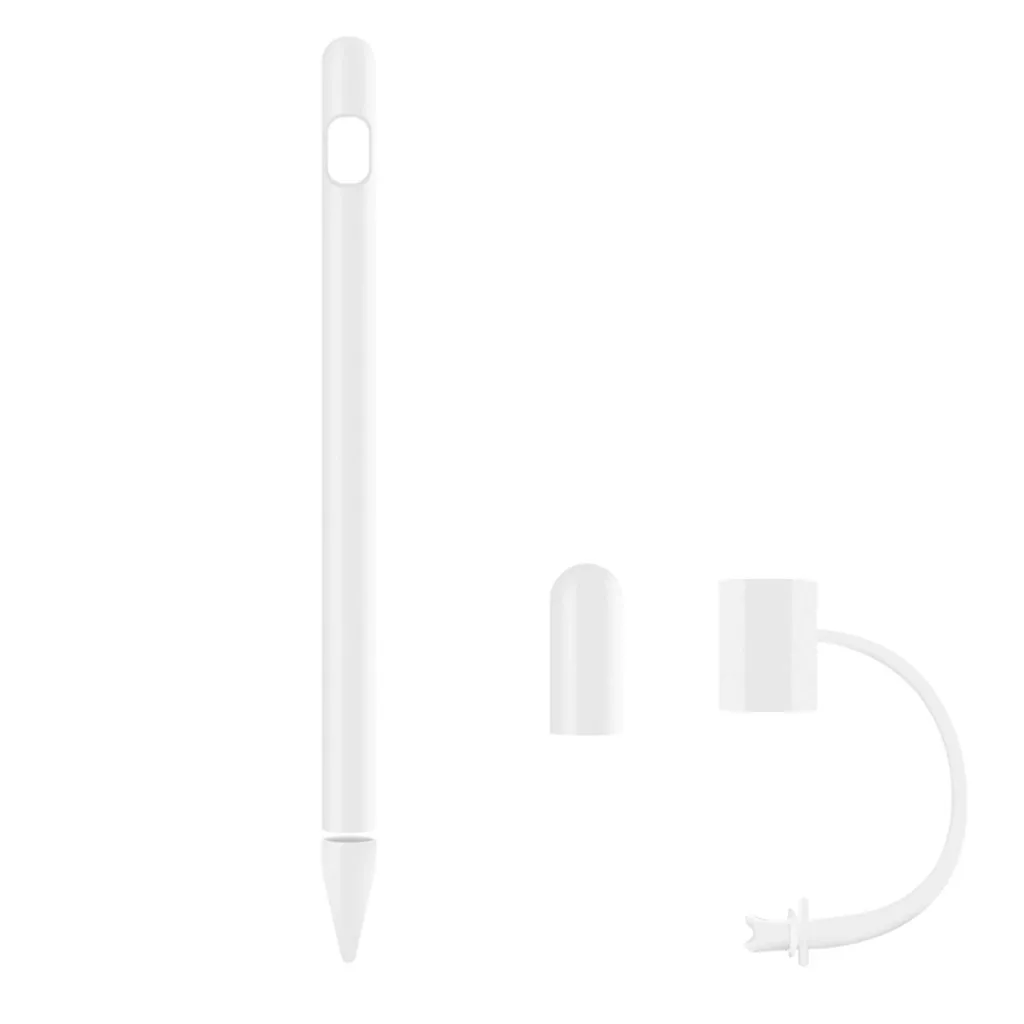 Силикагель чехол Крышка держатель карандаш рукав для Apple Pencil 1th(Gen) нескользящий Силиконовый чехол-рукав защитный чехол