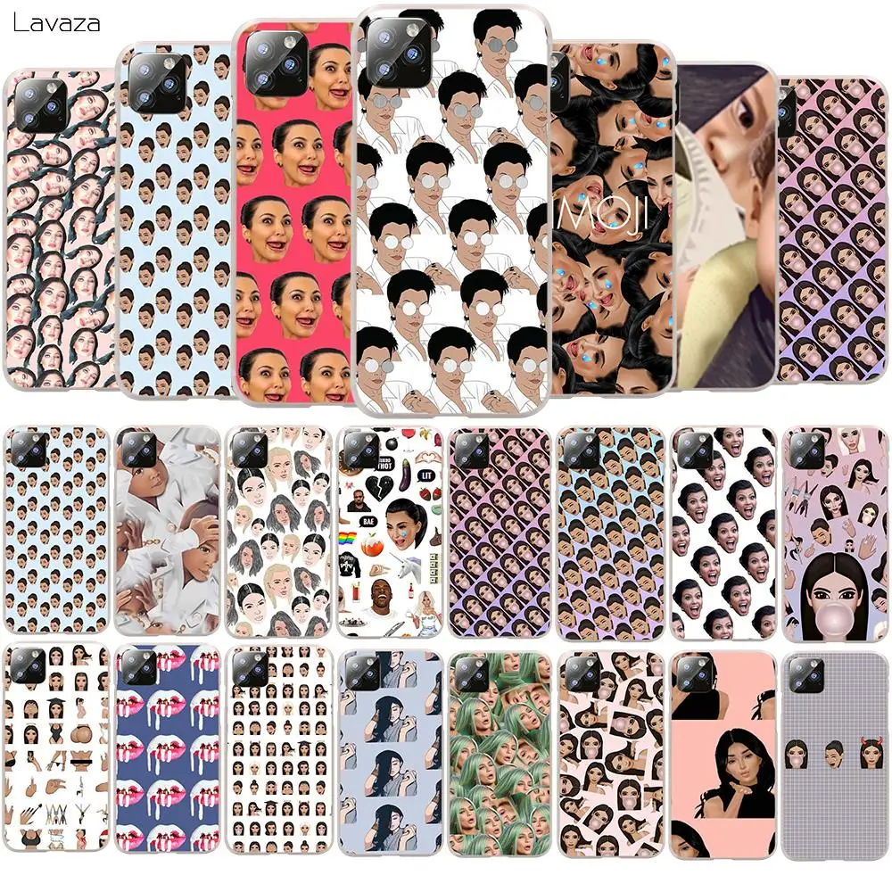 Жесткий чехол Kimoji для телефона Kim Kardashian kanye west north kylie jenner Apple iPhone 11 Pro чехлы Max |
