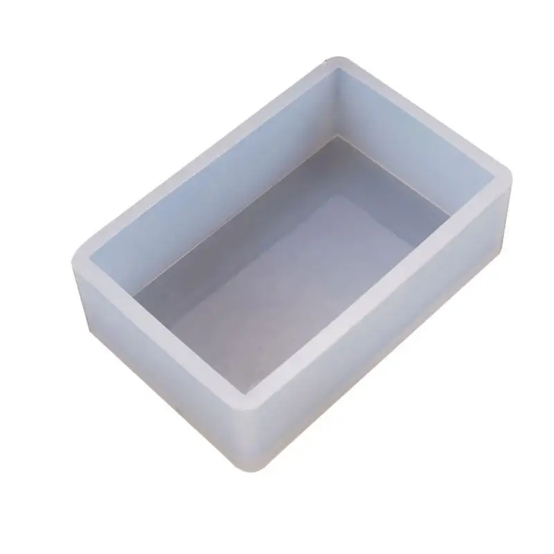 DIY Кристалл эпоксидный клей формы прямоугольная коробка Ремесла настольные украшения силиконовые формы