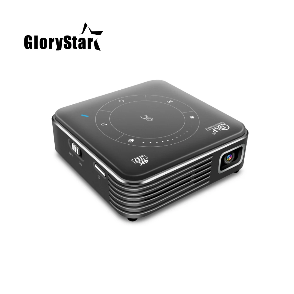 

Умный Карманный 3D мини-проектор GloryStar P11, поддержка Miracast Airplay, Wi-Fi, домашний видеопроектор, проектор, Android 9,0, 4K