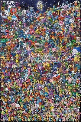 Pocket Monster Collection Puzzle 1000 Pieces Cartoon Anime Wooden Jigsaw Puzzles Toys for Adults DIY Assembly Wooden Puzzles puzzle 1000 pieces