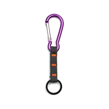 

Hiking Accessories Sports Outdoor Durable Climbing Mountaineering Camping Portable Alloy Aluminium Key Ring