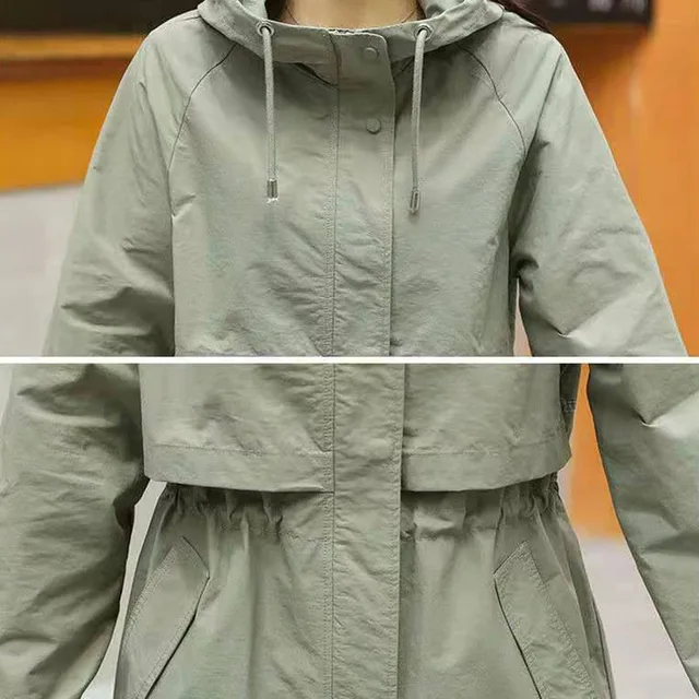 O Casaco Perfeito para Qualquer Ocasião: Jaqueta Casaca Feminina Casual à Prova de Vento 5 Jaqueta Casaca Feminina Casual à Prova de Vento