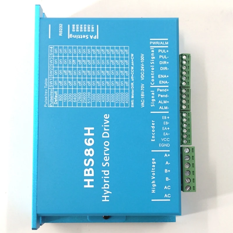 HBS86H замкнутый контур шагового двигателя контроллер сервопривод замкнутый контур шагового двигателя драйвер кодер