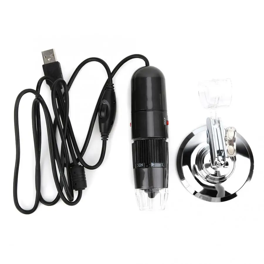 Микроскоп S10 50-1000x мини Портативный USB Цифровые микроскопы Камера эндоскоп с Универсальная металлическая Поддержка