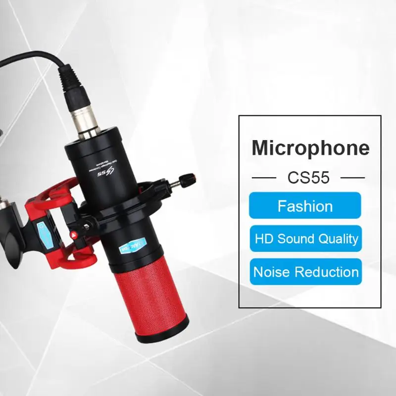 Alctron CS55 большой мембранный конденсаторный записывающий микрофон с амортизационным креплением