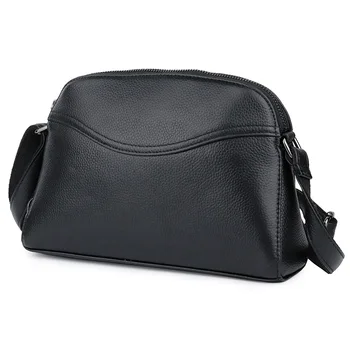 

New ladies bag leather shoulder bag first layer leather casual crossbody bag hand bags women bag