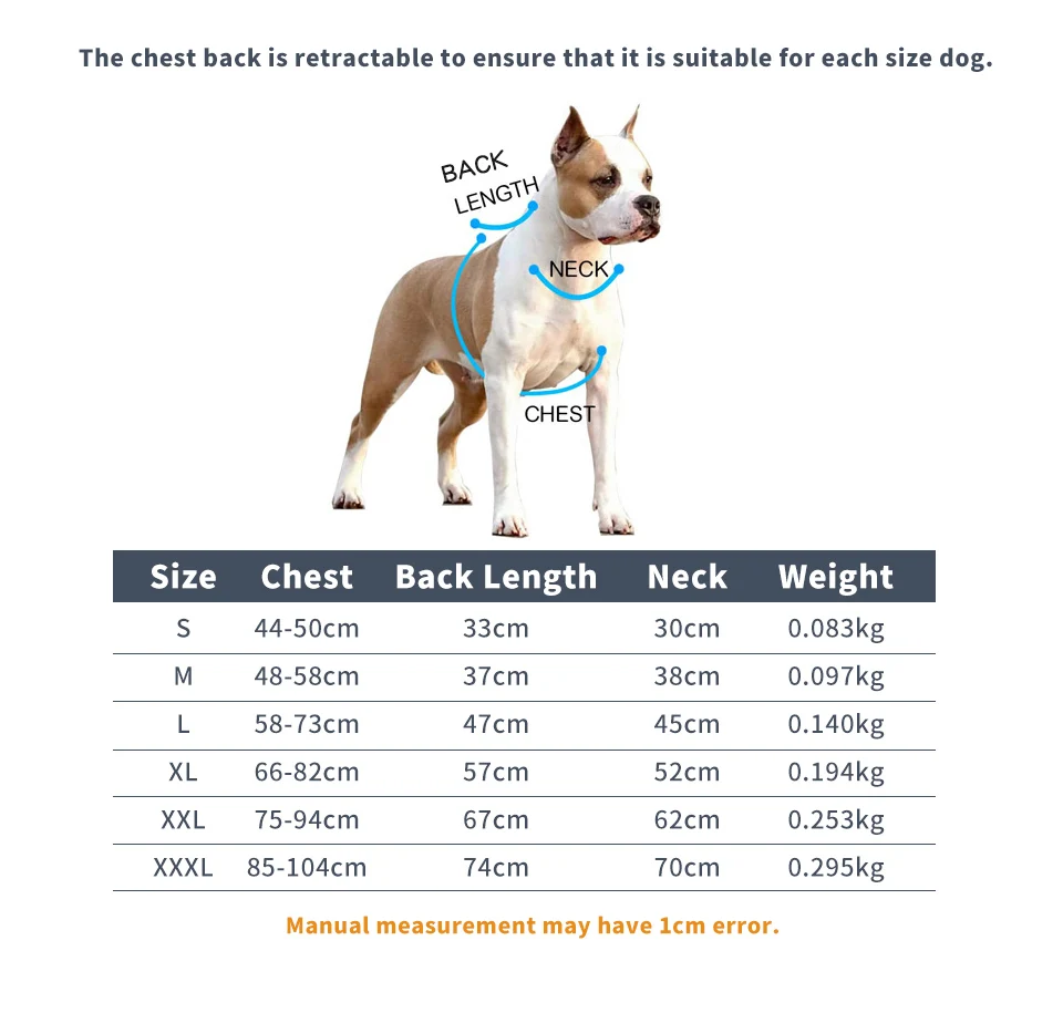 Reflective Pet Dog Clothes Waterproof Dog Coat Pet Jacket Puppy Vest Warm Outfit Clothing for Big Dogs S-XXXL