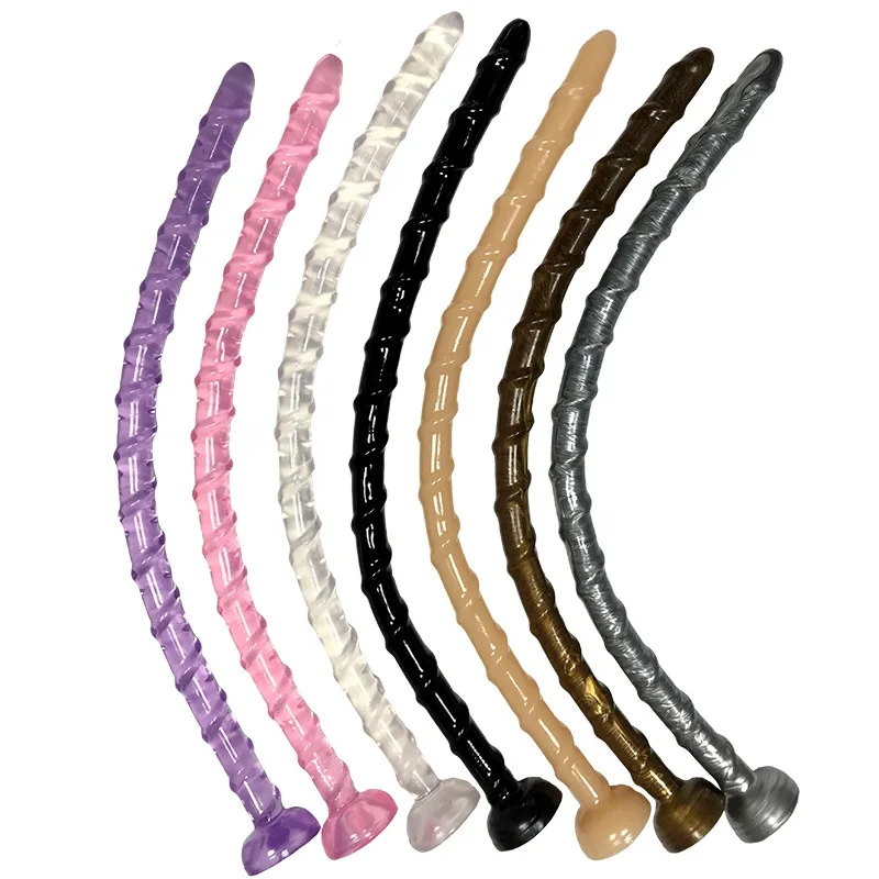 Super Long Soft Silicone Anal Plug In-depth G spot Stimulation Butt Stick Dildo Sex Toys Women Men Products | Красота и здоровье
