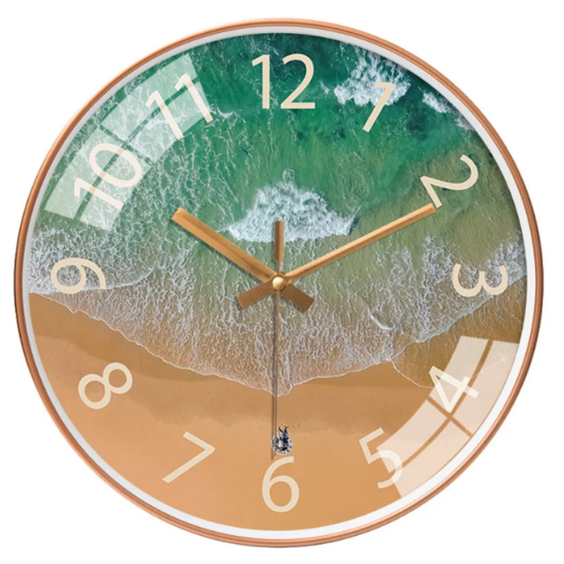 New 3D Big Wall Clock Fashion Art Simple Light Luxury Large Size Bedroom Modern Design For Home | Дом и сад