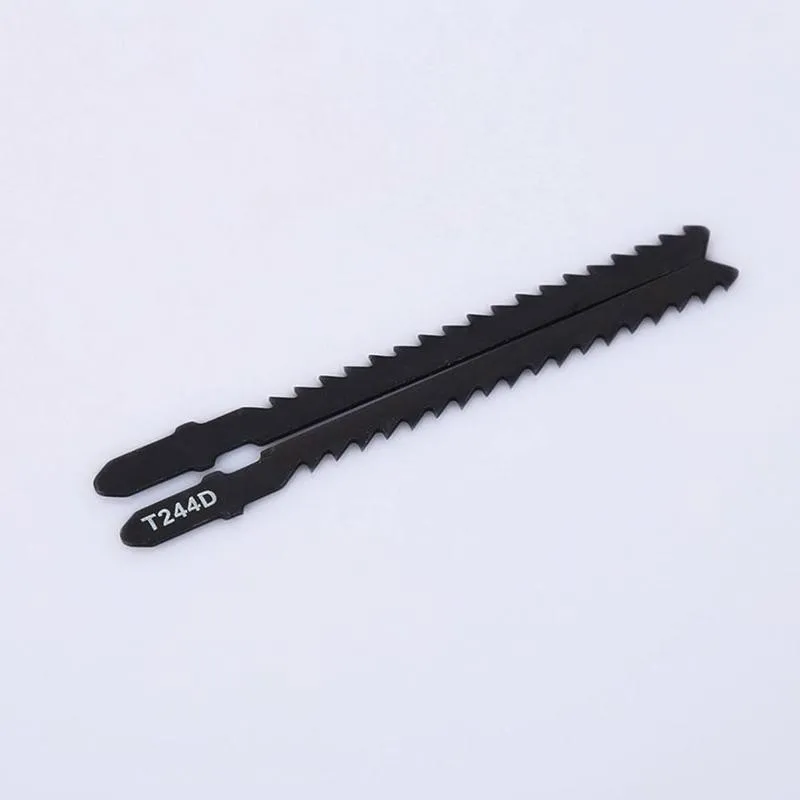 Jig Saw Blades for Wood Jig Saw Blades Fast Cutting Tools T244D HCS T-Shank Curved 74mm 5Pcs/Set