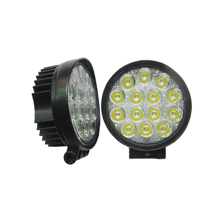 

Manufacturers Direct Selling Closeout 42W round Car Mounted 12V off-Road Vehicle Engineering Vehicle Universal High-Power LED Wo