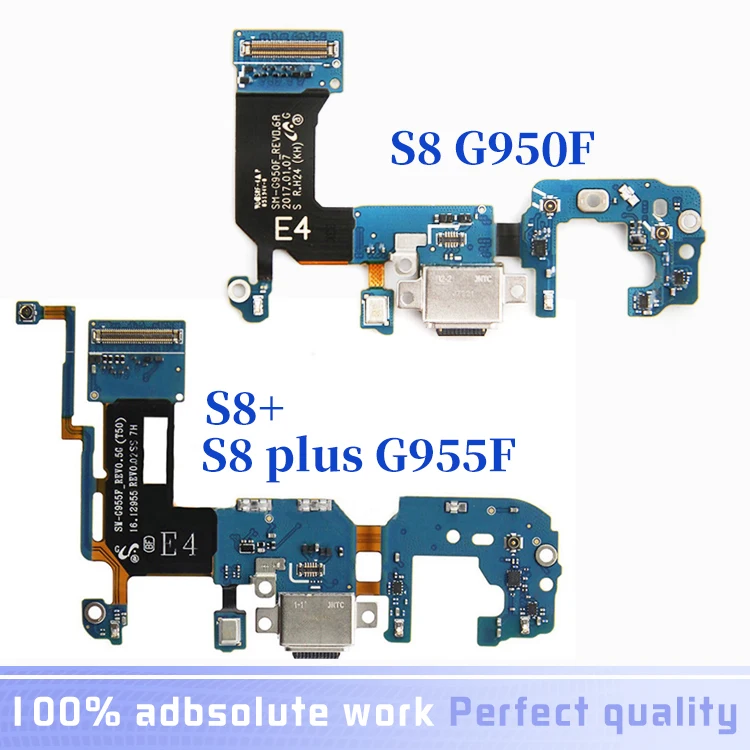 Оригинальный зарядный USB порт для Samsung Galaxy S8 G950F G950U G955U Plus G955F док разъем гибкий