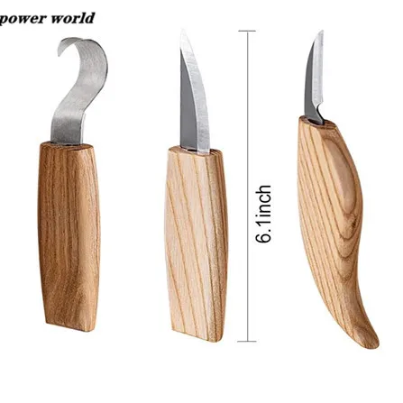 3 шт./компл. резак по дереву из нержавеющей стали Деревообработка скульптурная деревянная ручка блесна резьба нож Ручные приборы