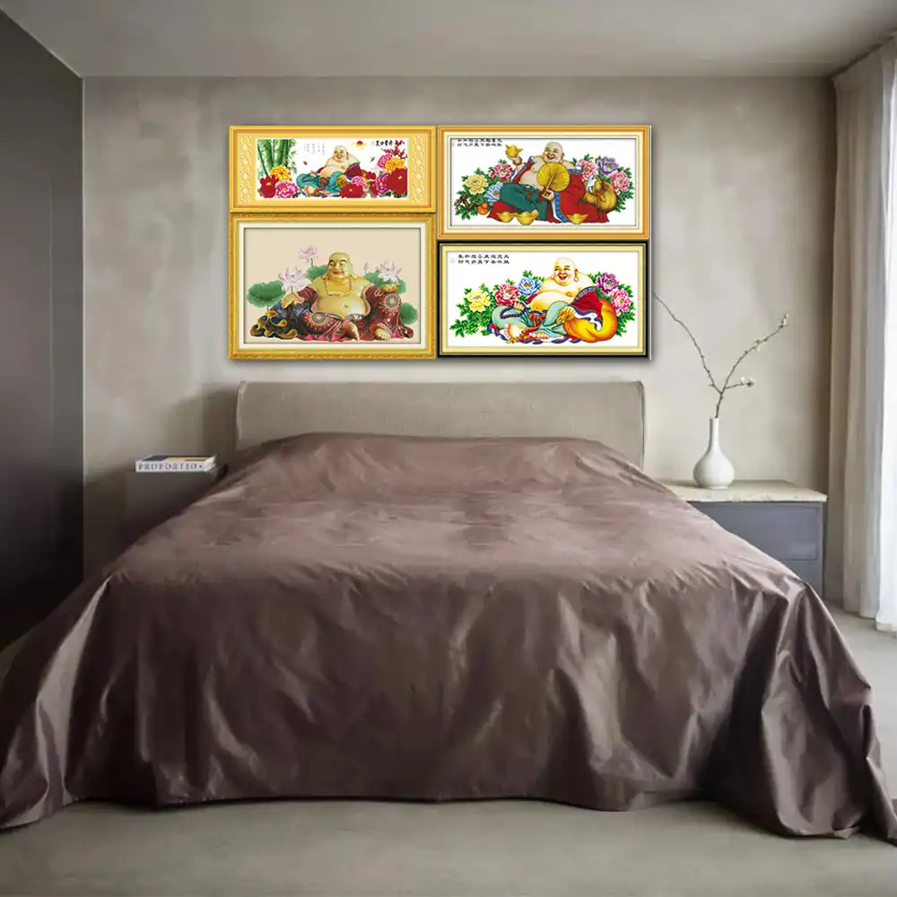 Joy Sunday Maitreya Buddha Home Decor R037 (1) (2) (3) (4) 14CT 11CT счетные и штампованные наборы для вышивки