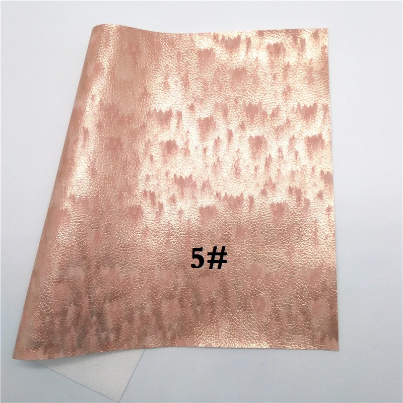 1 шт. A4 Размер 21X29 см Alisa блестящая ткань из розового золота, металлическая искусственная кожа, синтетическая кожа PU для лука DIY G43A - Цвет: 5
