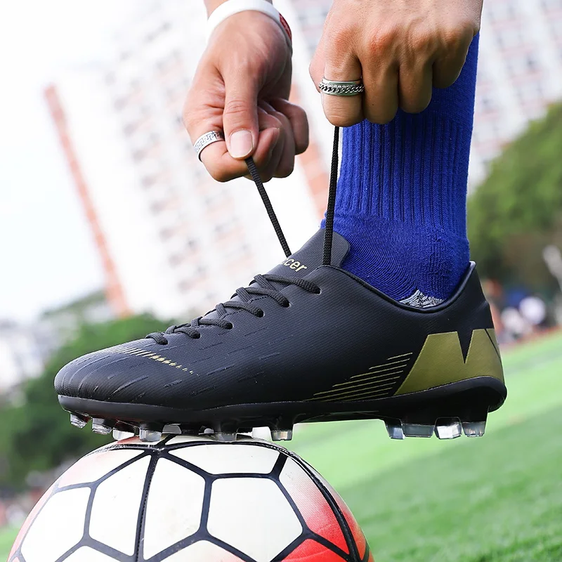 Футбольные бутсы для помещений, сверхтонкие дышащие, Chuteira Futebol, высокое качество, дешевые мужские футбольные бутсы, сверхтонкие оригинальные Бутсы для газона