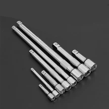 1 шт розетка трещотка удлинитель ключа бар 1/" 3/8" 1/" CR-V 50/75/100/125/150/250 мм Длинный крючок маленький разъем инструменты