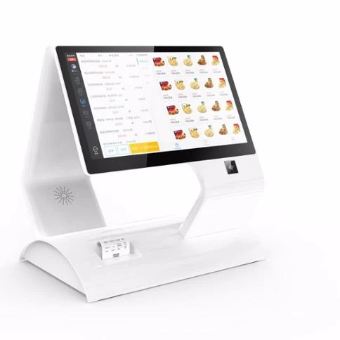 Укомплектованный High end Dual Экран сенсорный POS машины точки продажи Системы со