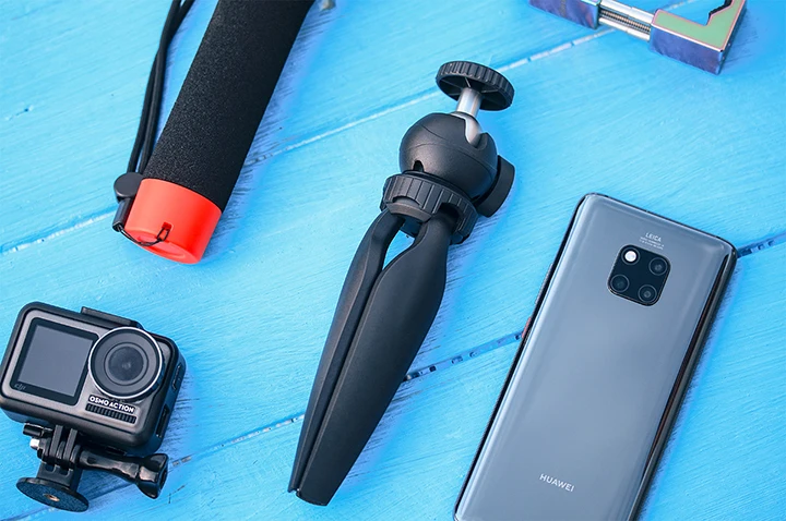 Ulanzi Mini Tripod, Cell Phone Tripod, Tabletop Holder Tripod Stand for iPhone/Camera/DLSR/Android Smartphone/Projector
