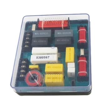 

350W 3 Way Speaker o Frequency Divider with Case Speaker Crossover for Home o System