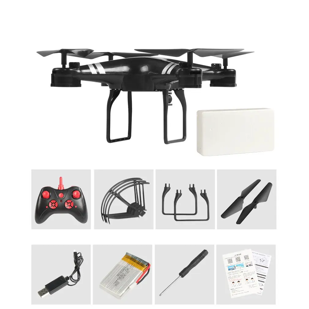 4K 3xBattery Дрон 4k камера HD Wifi Трансмиссия FPV Дрон с воздушным давлением фиксированная высота четырехосный Самолет RC вертолет Дрон с камерой - Цвет: 4K 3xBattery