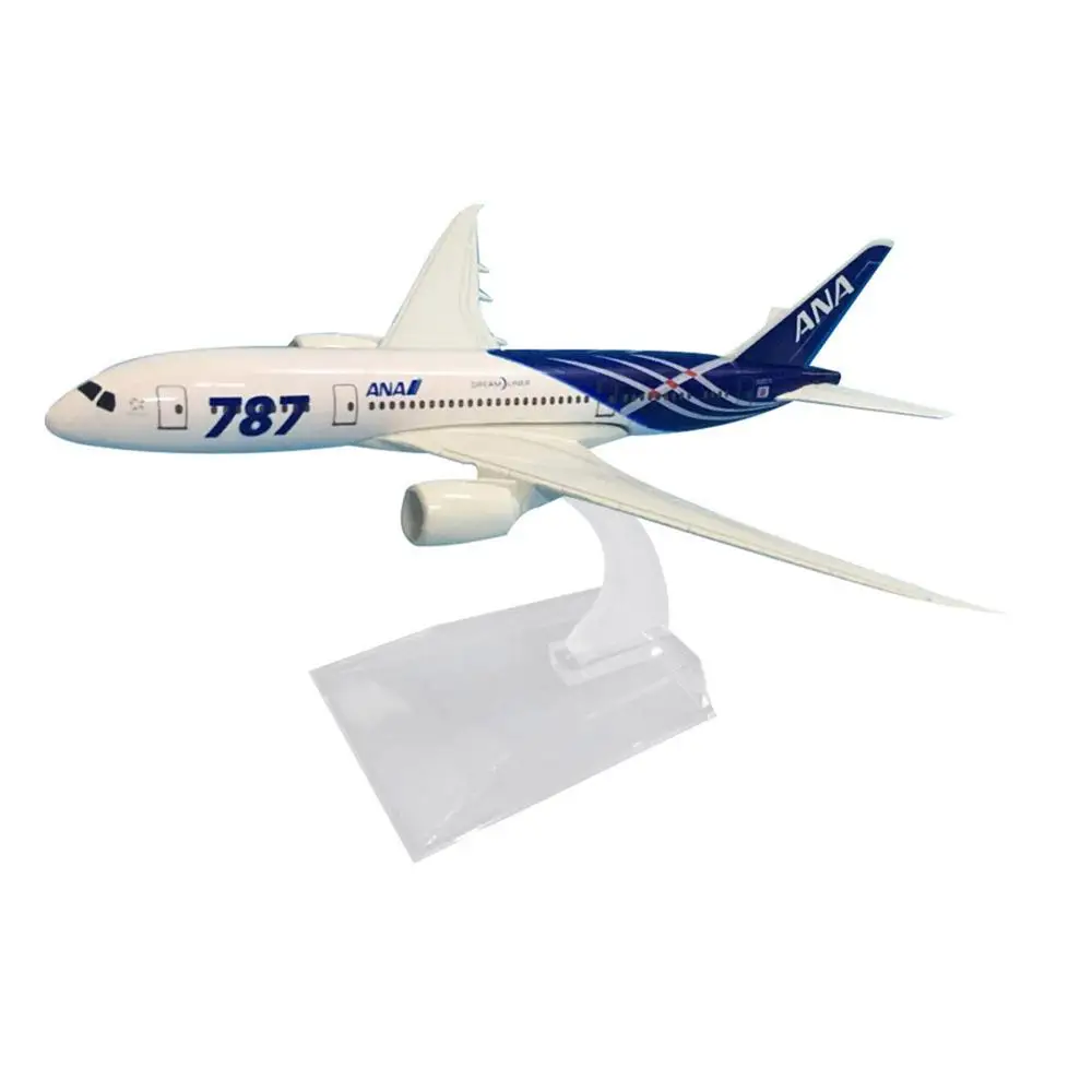 1/400 16cm B737 B787-8  B747-400 Plane Airplane Aircraft Model Diacast  Plane  Model Collectible with Base Best Gift For Kids