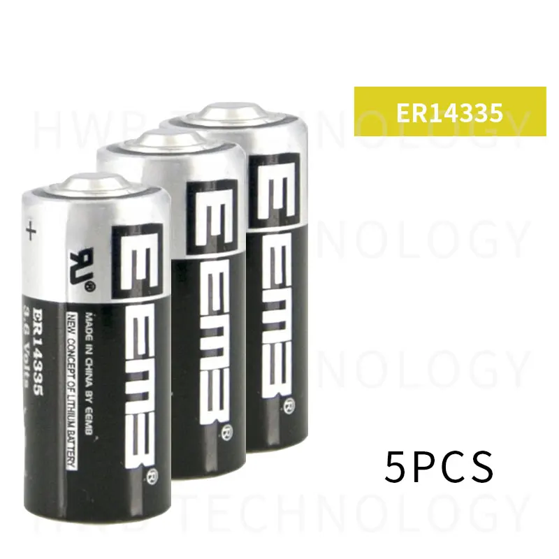 

5pcs EEMB ER14335 2/3AA 3.6V 1650mAh Lithium Battery Brand New Free Shipping