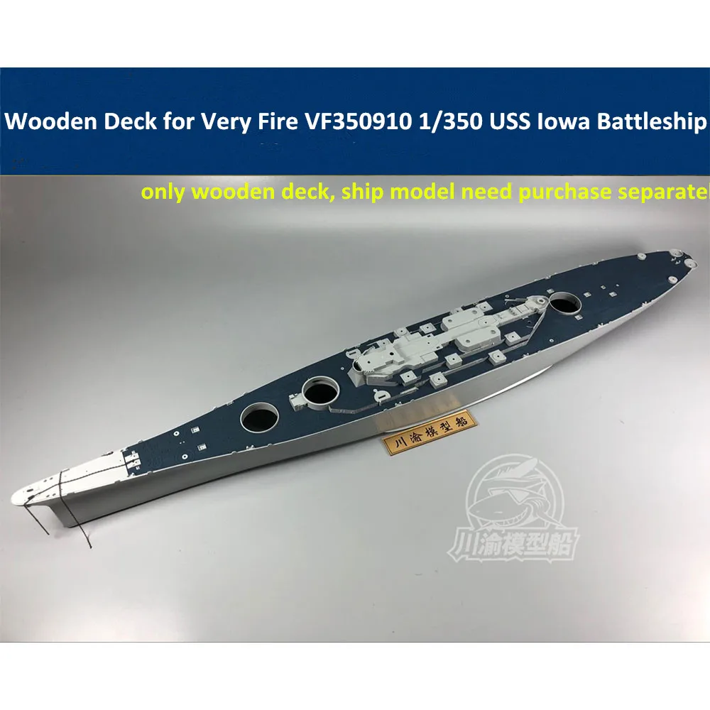 

1/350 Scale Wooden Deck Blue Masking Sheet for Very Fire VF350910 USS Iowa Battleship Model CY350053