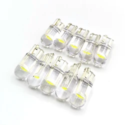 Pack of 10 Ultra-Bright 6000K White LED Car Light Bulbs for Interior and Exterior Use (Crystal Blue)
