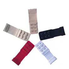 Women Hook Bra Extender For Women's Elastic Bra Extension Strap Hook Clip Expander Adjustable Belt Buckle Underwear 5 Colors