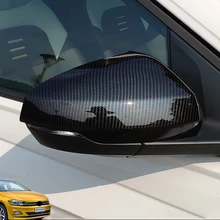 2х Автомобильная Боковая дверь зеркало заднего вида рамка Крышка отделка ABS Хром украшение левый и правый для VW Polo