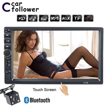

Autoradio 2 Din Car Radio 7 Inch HD Touch Screen Bluetooth MP5 Multimedia Player With Aux Rear View Camera Mirror Link Car Audio