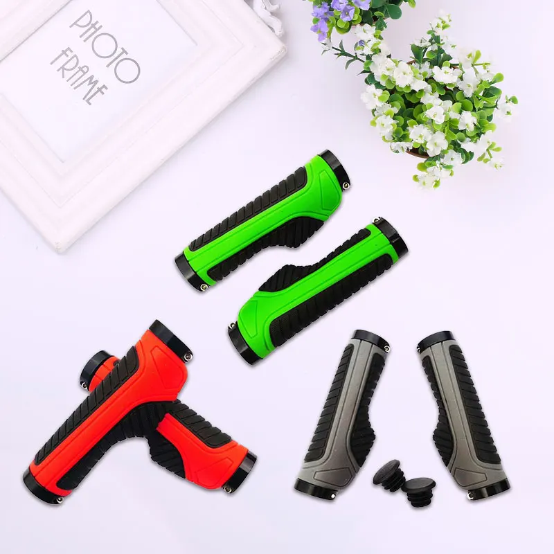 Handlebar Bicycle Universal Motorcycle Cycling Bicycle Rubber Anti Slip Bicycle Grips Bicycle Handlebar Grips Bike Mountain