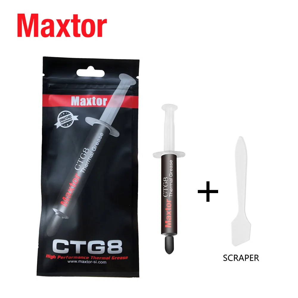 Maxtor CTG8 High Performance Thermal Paste 12.8W/m-k Laptop PC Motherboard Desktop CPU GPU Cooler Pad Phone Heat Sink  Grease