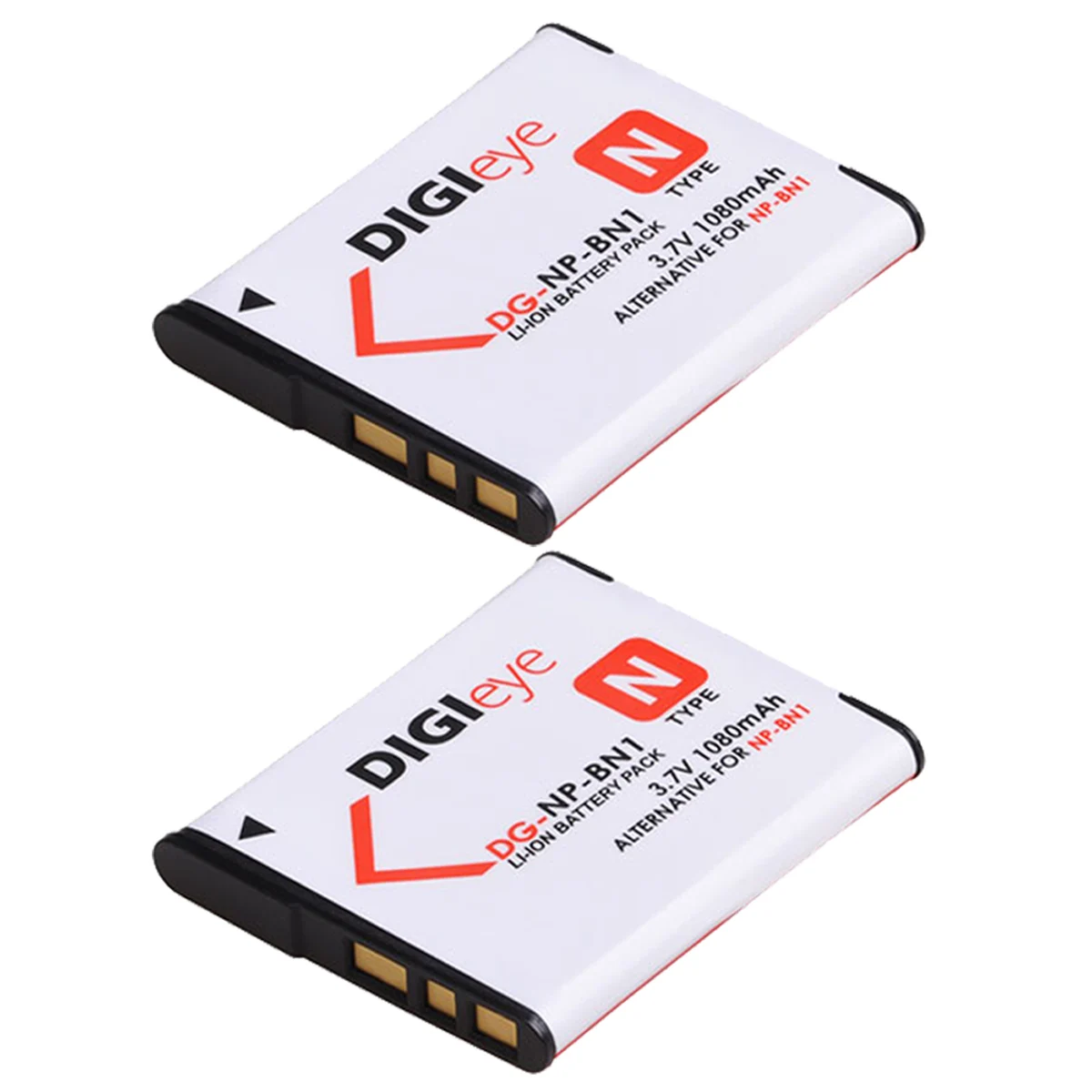 NP-BN1 2 Batterie Al Litio 1500 MAh + Caricatore Doppio USB Compatibile Sony DSC-QX10, DSC-T99, DSC-WX7 E Altri