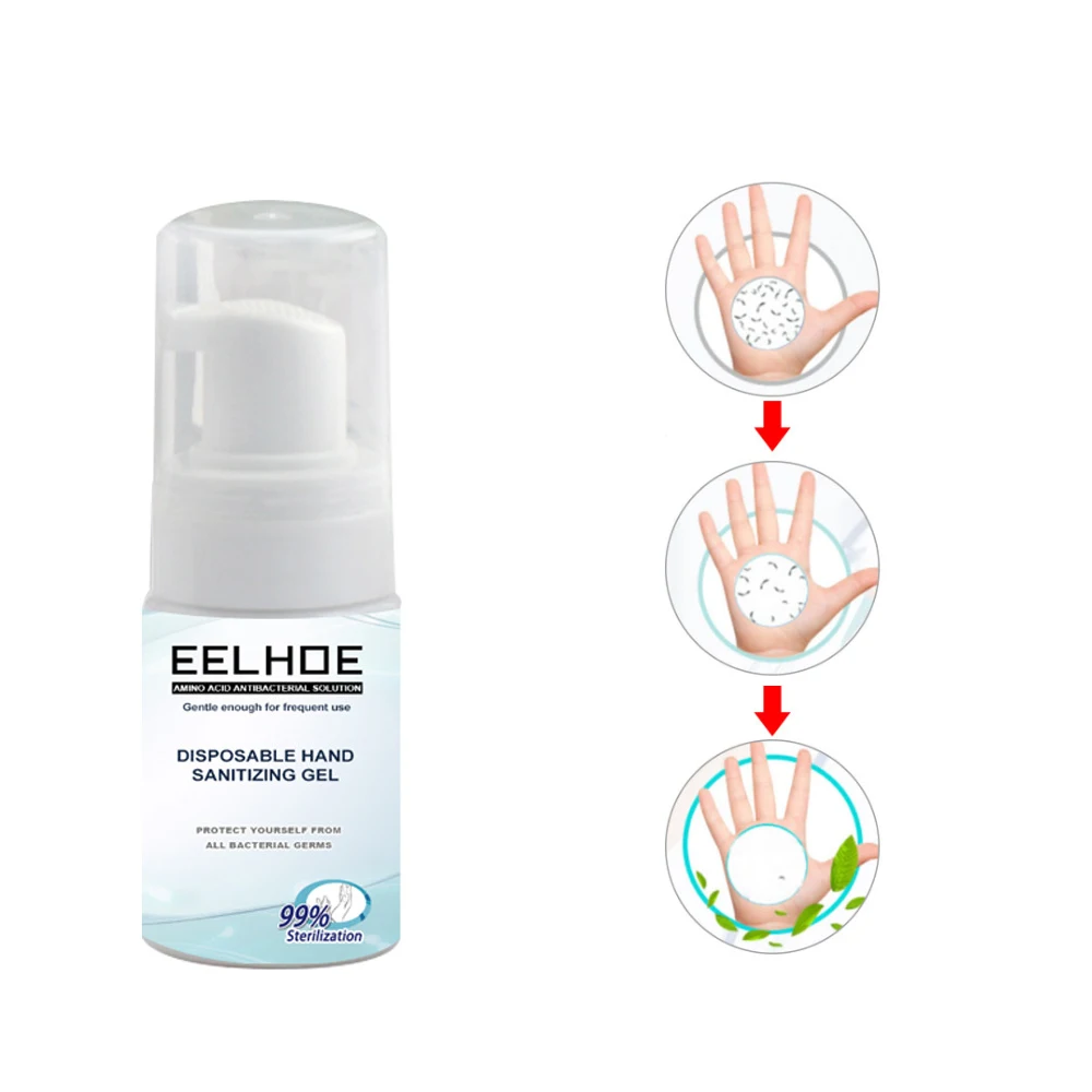 Sanitizer Aminoacid Sterilization Hand Wash Gel Anti-bacterial Refreshing Hand Disposable Gel For Adults Children Sanitizer Hand