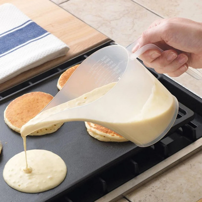 1000 punta, ML de plástico de boca de jarra taza se graduó cocina panadería herramienta