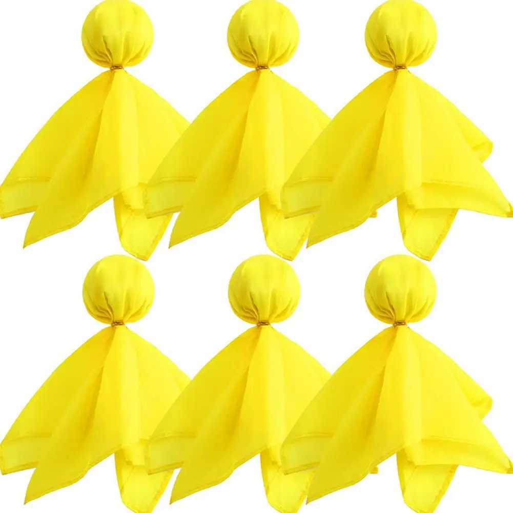 6pcs Football Referee Tossing Flag Ball Game Equipment - Цвет: Цвет: желтый