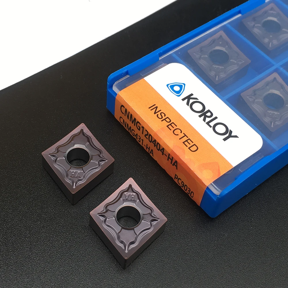 Оригинальные KORLOY 10 шт. CNMG120404 HA PC9030 высококачественный токарный инструмент токарный станок с ЧПУ для деталей станков из нержавеющей стали