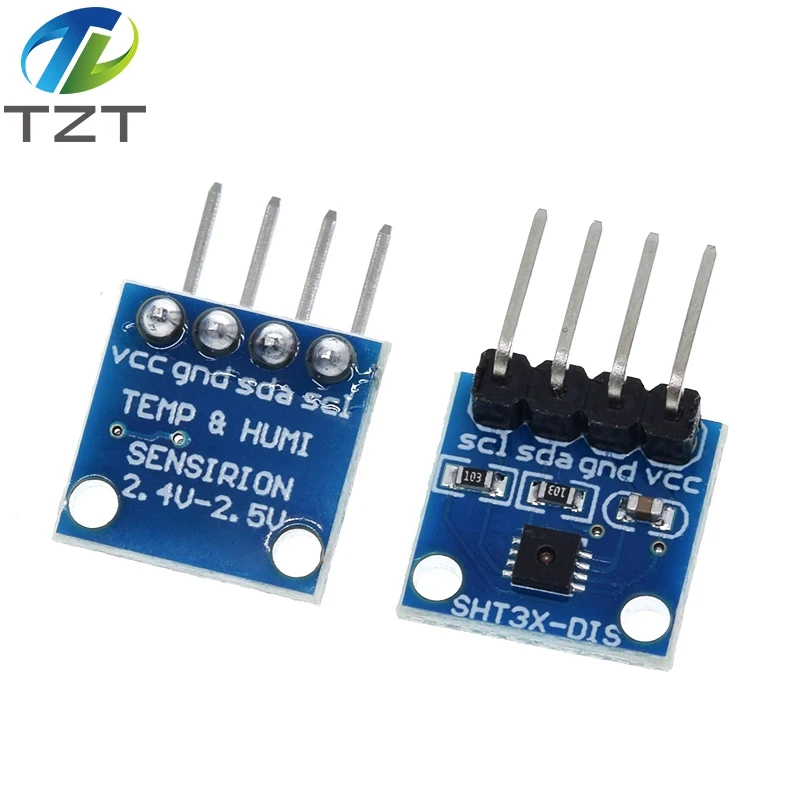 SHT30 SHT30-D I2C-Schnittstelle Digitalausgang Temperatur-Feuchtigkeitssensor TZT Genauigkeit Breakout Wetter SHT30-DIS für Arduino – Detail 4