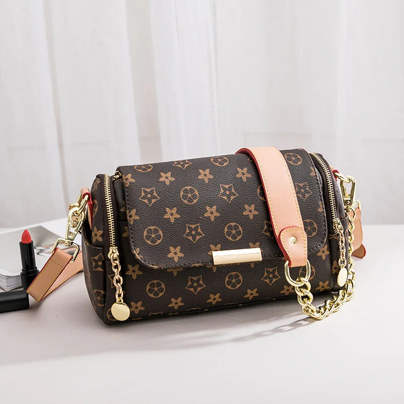 

Celebrity Style Bag Women's 2018 Summer New Style Korean-style Fashion Printed Boston Bag Pillow Bag Shoulder Cross-body