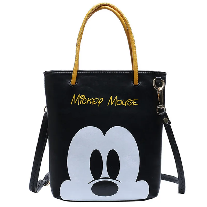 Disney Mickey Mouse tote bag cartoon pu messenger shoulder bag women