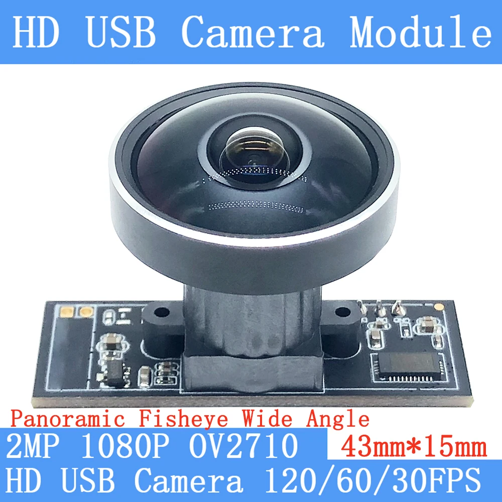 wide angle panoramic fisheye usb camera module 2mp ov2710 1080p mjpeg 120fps alta