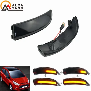 

Dynamic LED Turn Signal Light Flowing Side Wing Rearview Mirror Blinker Indicator For Ford Fiesta Mk7 2008-2017 For Ford B-Max