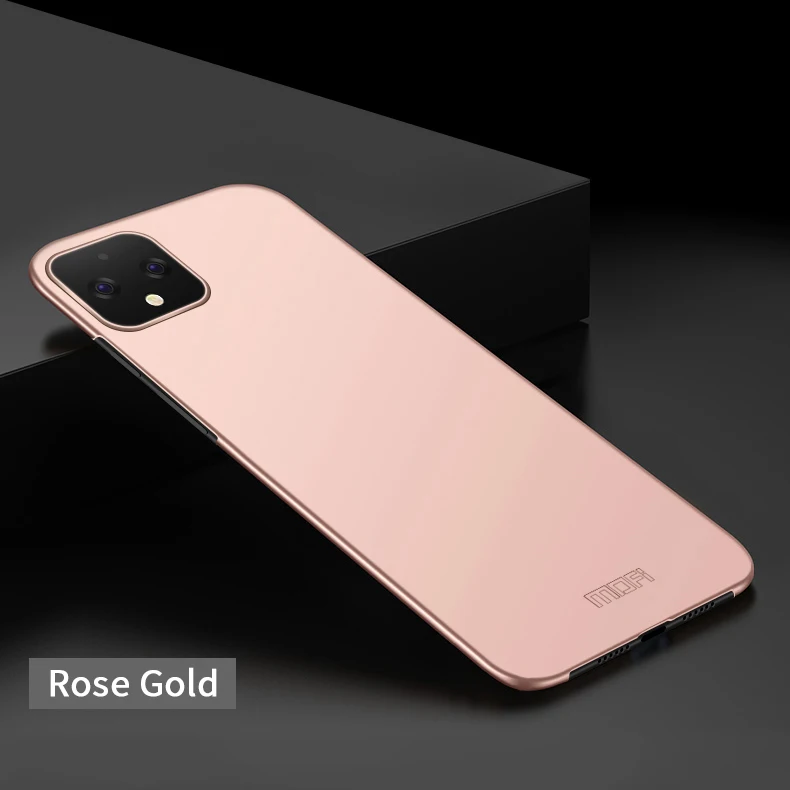 Rose Gold Чехол MOFi для Google Pixel 4 XL, твердая Роскошная защитная задняя крышка для Google Pixel 4 XL, чехол для телефона - Цвет: Rose Gold