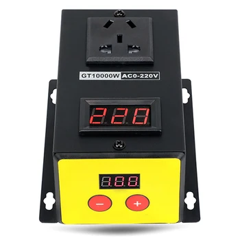

AC 220V 45A 10000W High Power Controller Electronics Voltage Organ Electric Machinery Fans Variable Speed Controller