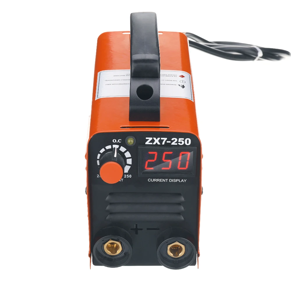 Cena ZX7 250 250A Mini spawarka elektryczna przenośny cyfrowy wyświetlacz MMA ARC falownik dc spawarka spawana z tworzywa sztucznego