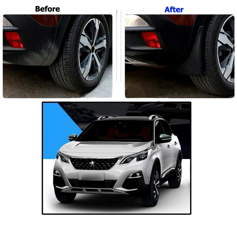 Брызговики для peugeot 3008 Mk2 GT-On Брызговики передние задние брызговики крыло 4 шт